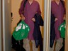 Professor Malcolm Voyce (Macquarie University) with his bag of notes. Checking out of the hotel on July 4.