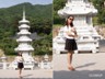 Jacqueline Jingjing (University of the West) at Chukseosa Temple.