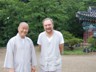 Ven. Jongho and Professor Robert Buswell ( Professor of Buddhist Studies, UCLA) at Magoksa Temple.