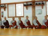 Bikuni (nuns) during the Dharma talk at Bongamsa Temple.