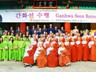 The meditation group at Magoksa Temple. Photo by retreat organizers.