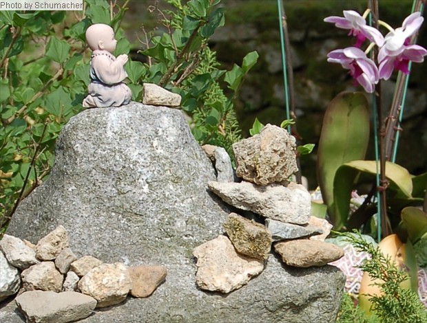 Gapsa Temple. Votive stone offerings.