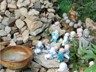 Gapsa Temple. Votive stones and other offerings.