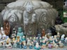 Votive objects for Kitigarbha (Krn. = Jijang 지장, Jp. = Jizō, Chn. = Dìzàng), the guardian of souls in hell, and a patron of children and expectant mothers. Donghaksa Temple, Korea.